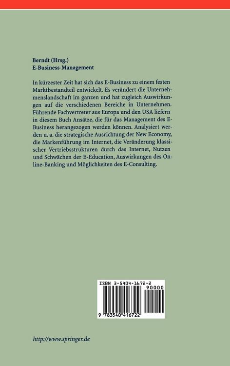 Produktbild: E-Business-Management