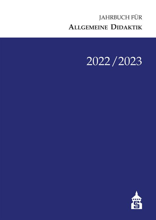 Produktbild: Jahrbuch f&uuml;r Allgemeine Didaktik 2022/2023
