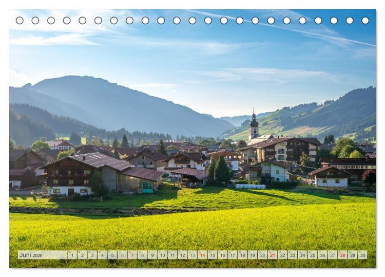 Produktbild: Urlaub im Tannheimer Tal (Tischkalender 2026 DIN A5 quer), CALVENDO Monatskalender