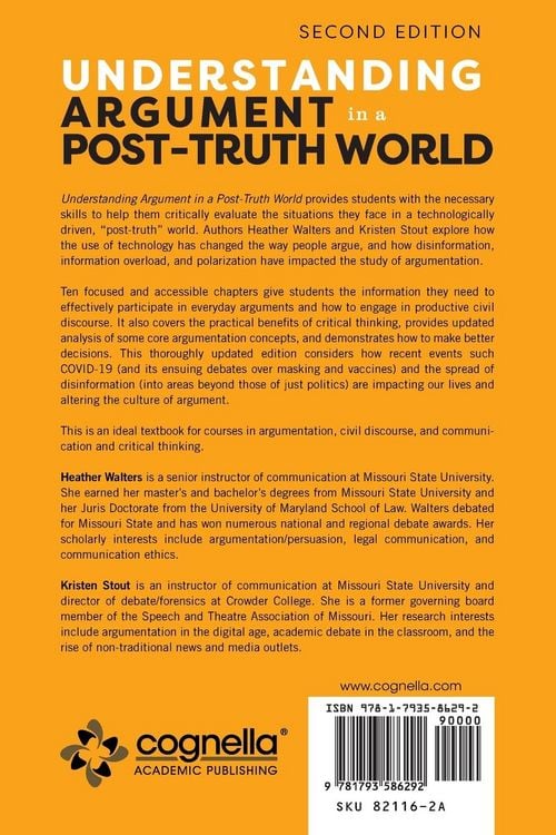Produktbild: Understanding Argument in a Post-Truth World