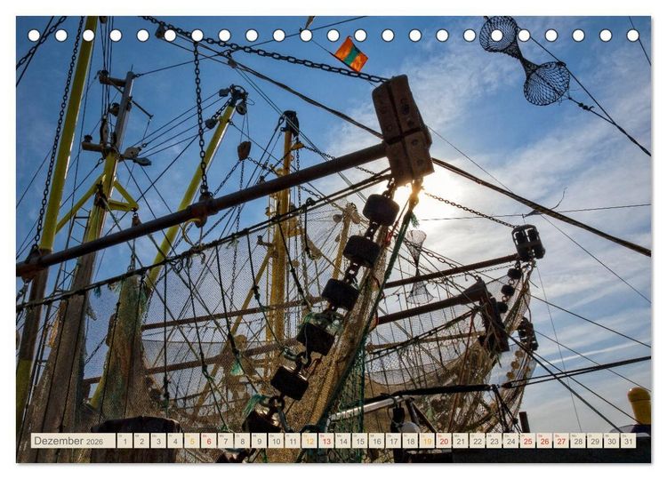 Produktbild: Reise an die Nordsee - Greetsiel (Tischkalender 2026 DIN A5 quer), CALVENDO Monatskalender