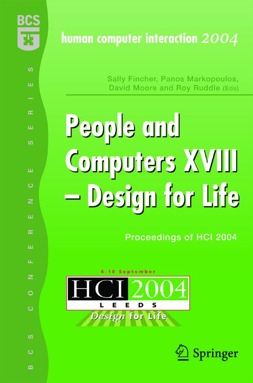 Produktbild: People and Computers XVIII - Design for Life