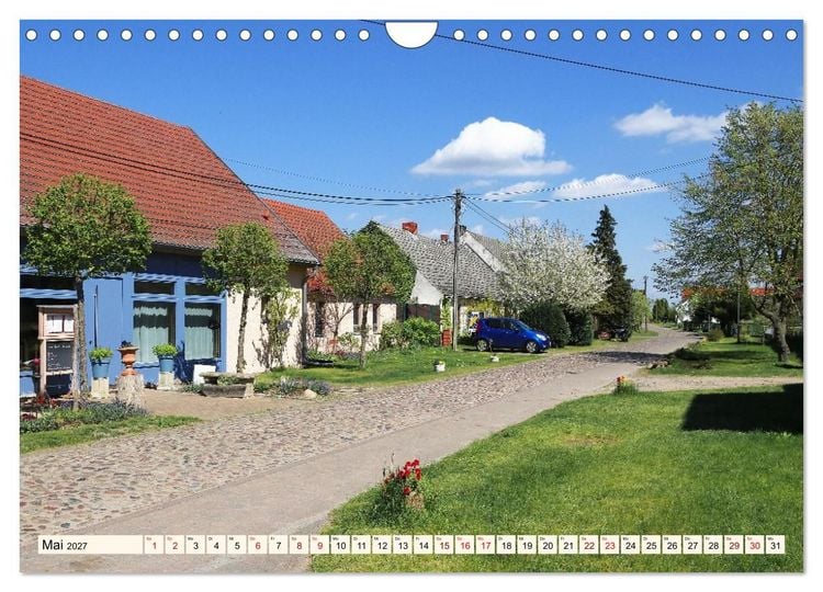 Produktbild: Brandenburg - Drei D&ouml;rfer im Naturpark Nuthe-Nieplitz - Fresdorf, St&uuml;cken, K&ouml;rzin (Wandkalender 2027 DIN A4 quer), CALVENDO Monatskalender