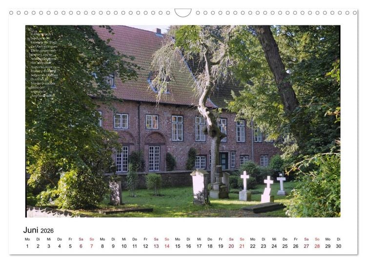 Produktbild: Rosenstadt Uetersen (Wandkalender 2026 DIN A3 quer), CALVENDO Monatskalender