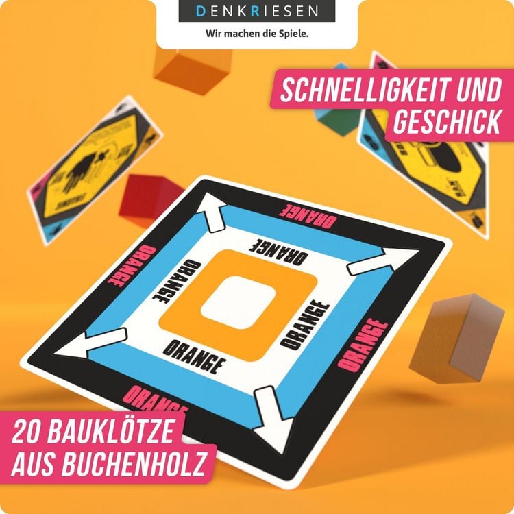 Produktbild: DENKRIESEN - RANKLOTZEN&reg; - &bdquo;Auf die Kl&ouml;tze, fertig, los!&ldquo; - 6 Spieler Edition