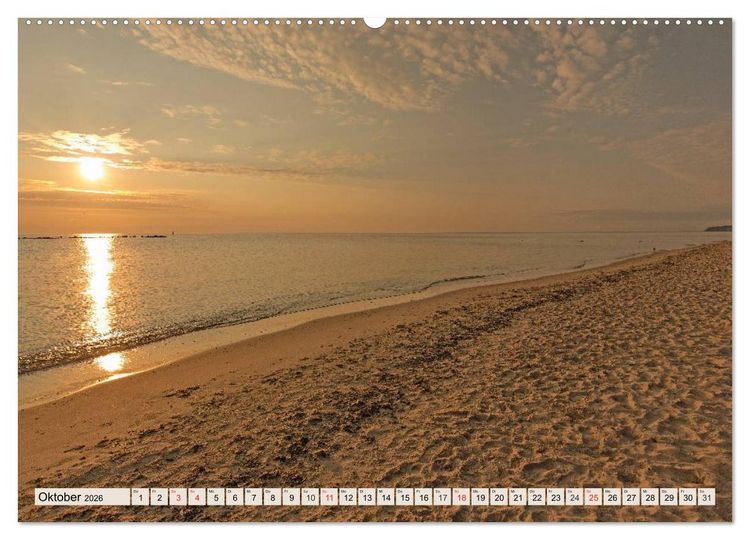 Produktbild: Urlaubsparadies R&uuml;gen (hochwertiger Premium Wandkalender 2026 DIN A2 quer), Kunstdruck in Hochglanz