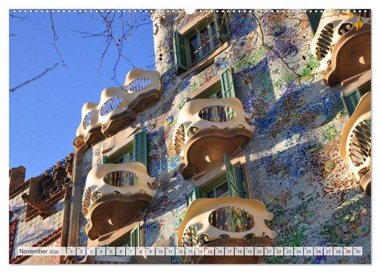 Produktbild: BARCELONA - Metropole am Mittelmeer (hochwertiger Premium Wandkalender 2026 DIN A2 quer), Kunstdruck in Hochglanz