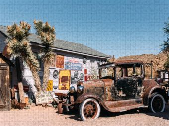 Produktbild: CALVENDO Puzzle Hackberry General Store | 1000 Teile Lege-Gr&ouml;&szlig;e 64x48cm Foto-Puzzle f&uuml;r gl&uuml;ckliche Stunden