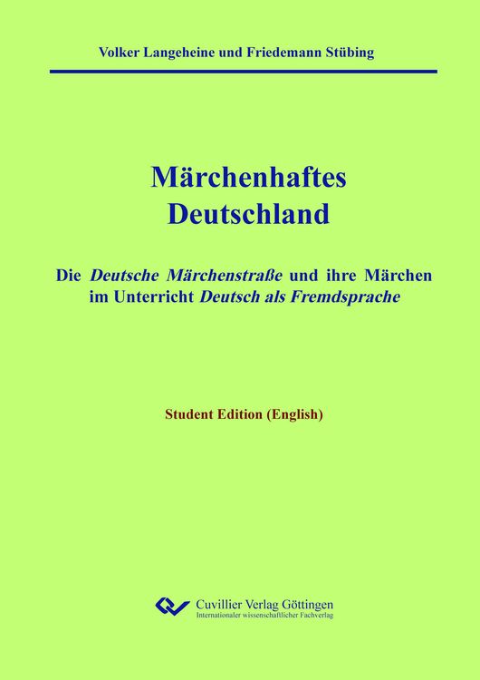 Produktbild: M&auml;rchenhaftes Deutschland - Student Edition (English)