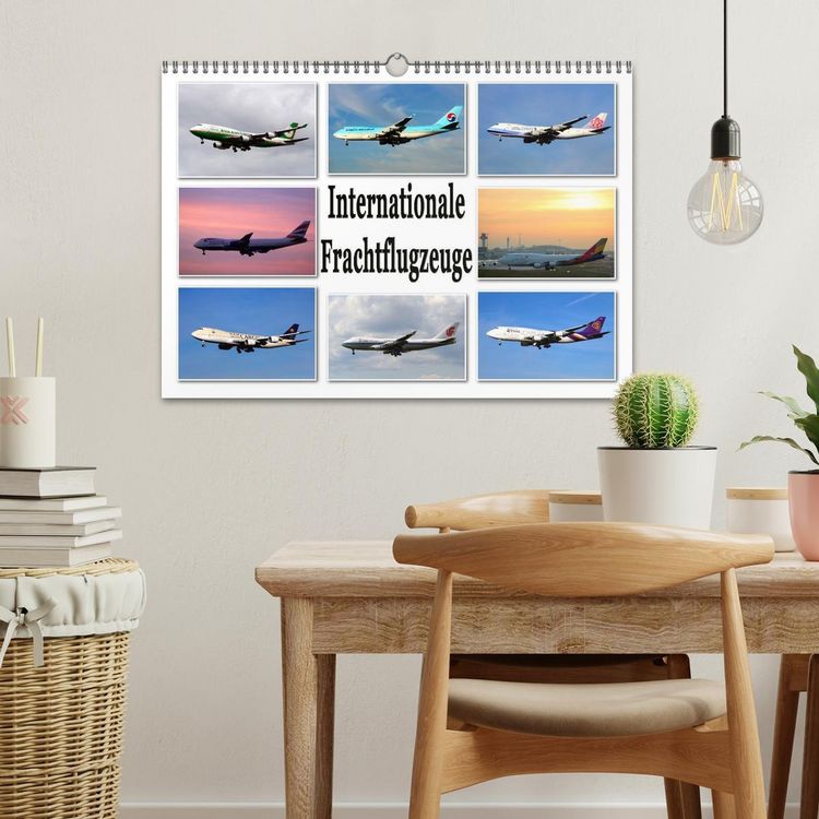 Produktbild: Internationale Frachtflugzeuge (Wandkalender 2026 DIN A3 quer), CALVENDO Monatskalender