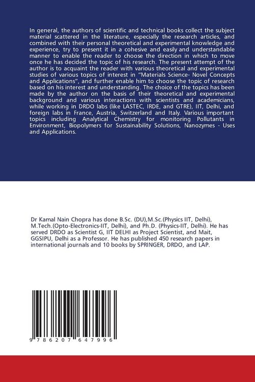 Produktbild: Materials Science Evolution - Novel Concepts and Research Applications