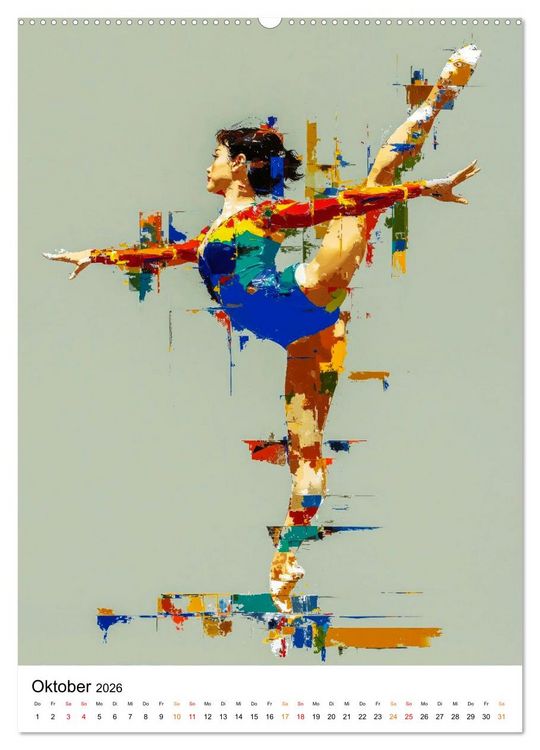 Produktbild: Sport in Farben (hochwertiger Premium Wandkalender 2026 DIN A2 hoch), Kunstdruck in Hochglanz