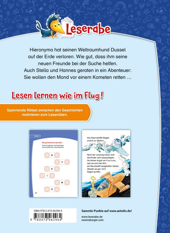 Produktbild: Leserabe Sonderausgaben - Die sch&ouml;nsten Weltraumgeschichten mit extra vielen R&auml;tseln