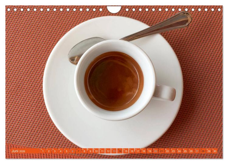 Produktbild: Kaffee (Wandkalender 2026 DIN A4 quer), CALVENDO Monatskalender