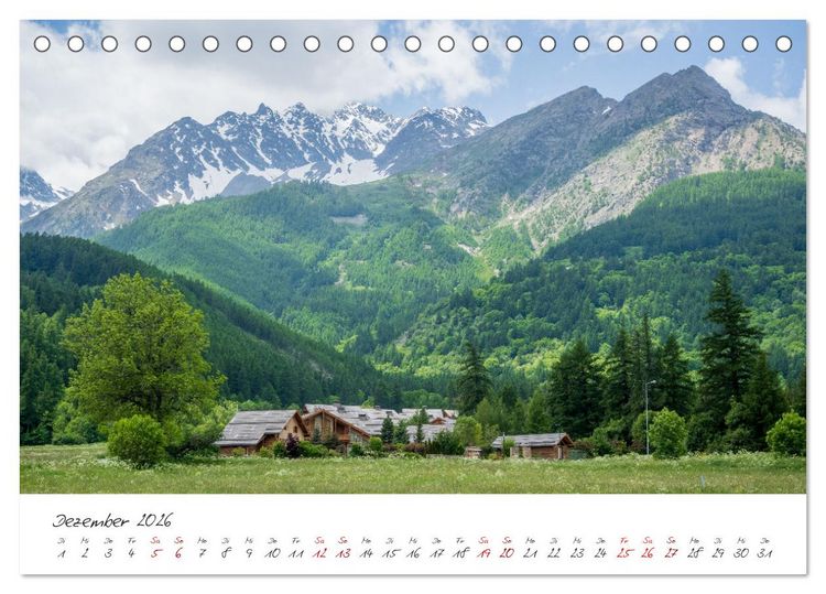 Produktbild: Die Route der Gro&szlig;en Alpen - Das Guisane-Tal und Brian&ccedil;onnais (Tischkalender 2026 DIN A5 quer), CALVENDO Monatskalender