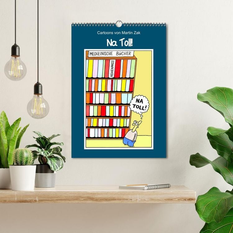 Produktbild: Na Toll! Comics von Martin Zak (Wandkalender 2026 DIN A3 hoch), CALVENDO Monatskalender