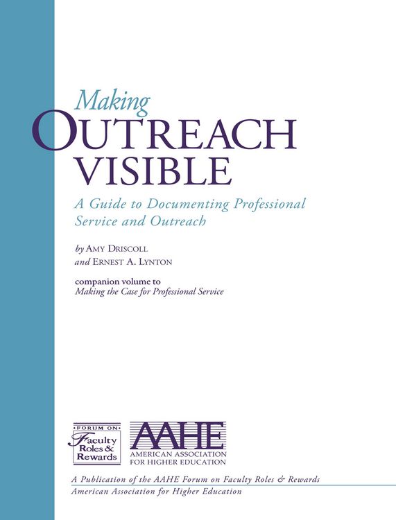 Produktbild: Making Outreach Visible