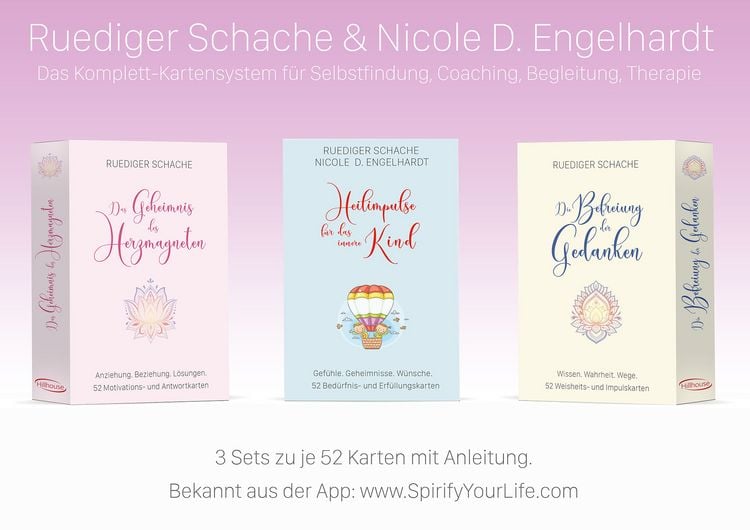 Produktbild: Therapiekarten-Set aus 3 x 52 Karten mit Anleitung