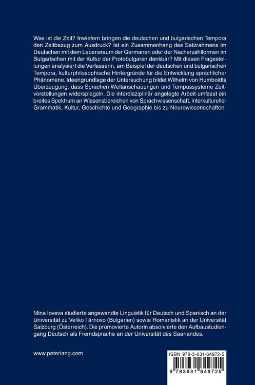 Produktbild: Zeit und Tempus im Deutschen und Bulgarischen