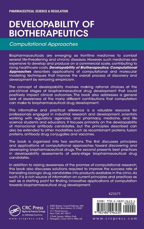 Produktbild: Developability of Biotherapeutics