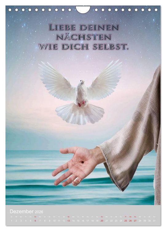Produktbild: GOTTES 10 GEBOTE (Wandkalender 2026 DIN A4 hoch), CALVENDO Monatskalender