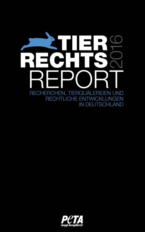 Produktbild: Tierrechtsreport 2016