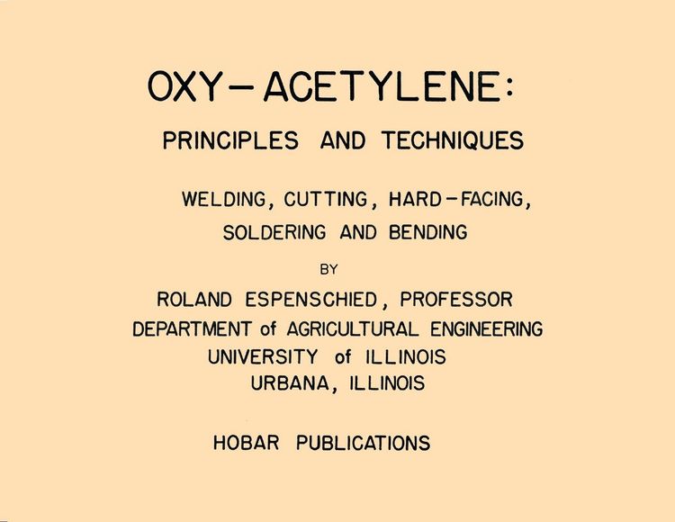 Produktbild: Oxy-Acetylene: Principles and Techniques - A Hobar Transparency Master Set