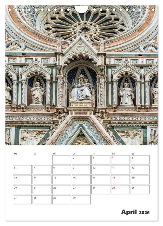 Produktbild: Florenz - Stadt mit besonderem Zauber (Wandkalender 2026 DIN A4 hoch), CALVENDO Monatskalender