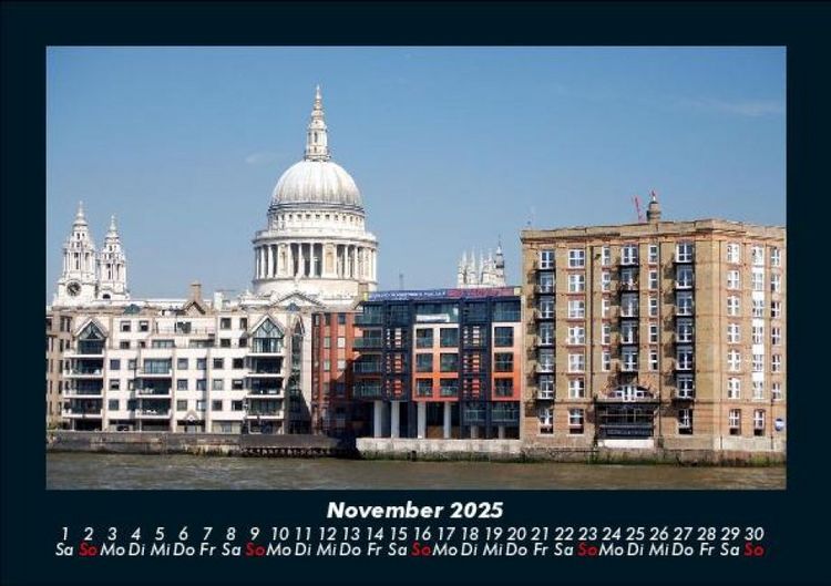 Produktbild: London 2025 Fotokalender DIN A5