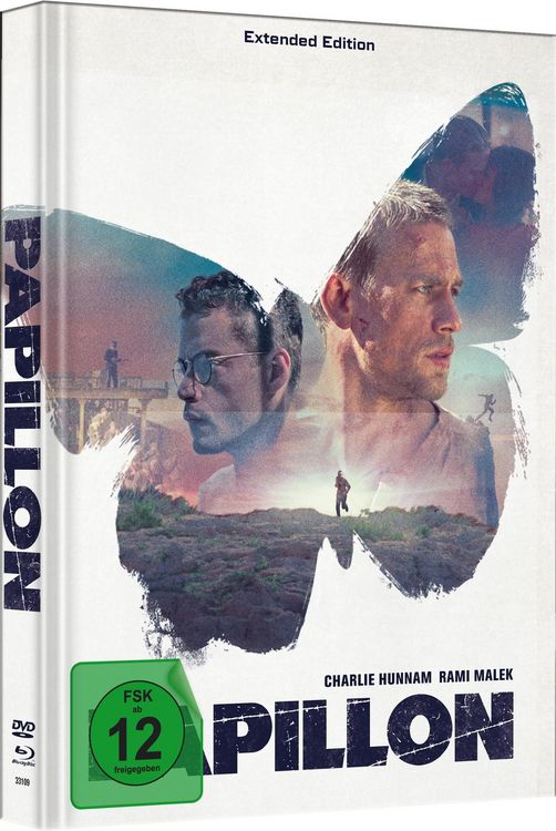 Produktbild: PAPILLON - Extended Limited Mediabook-Edition Cover D (limitiert auf 444 St&uuml;ck, durchnummeriert (+ DVD) (+ 24-seitiges Booklet)