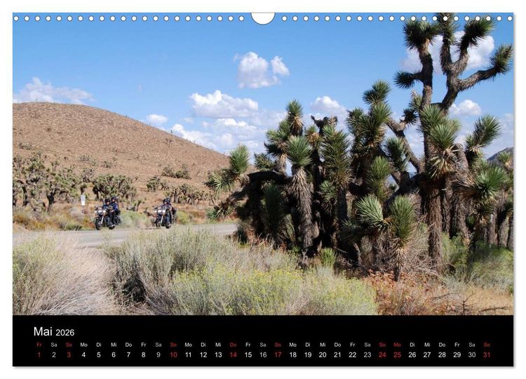Produktbild: Born to be Wild - Mit der Harley durch den S&uuml;dwesten der USA (Wandkalender 2026 DIN A3 quer), CALVENDO Monatskalender