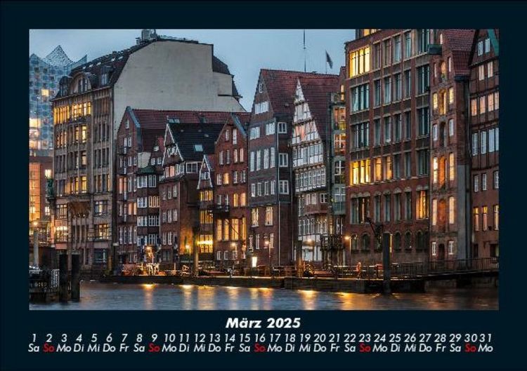 Produktbild: Hamburg 2025 Fotokalender DIN A5
