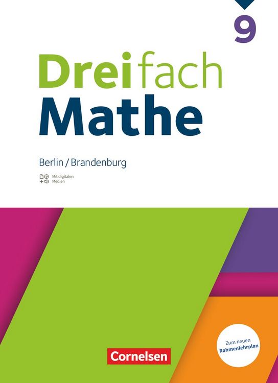 Produktbild: Dreifach Mathe - Berlin und Brandenburg - 9. Schuljahr