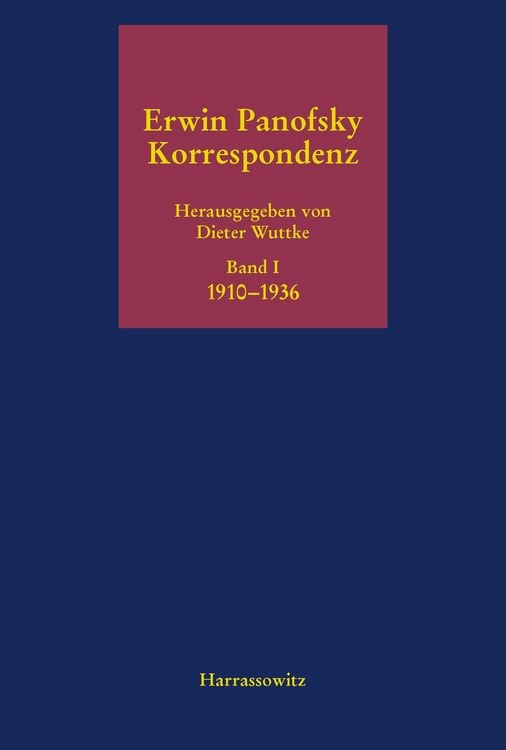 Produktbild: Erwin Panofsky Korrespondenz Band 1