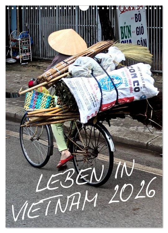 Produktbild: Leben in Vietnam 2026 (Wandkalender 2026 DIN A3 hoch), CALVENDO Monatskalender