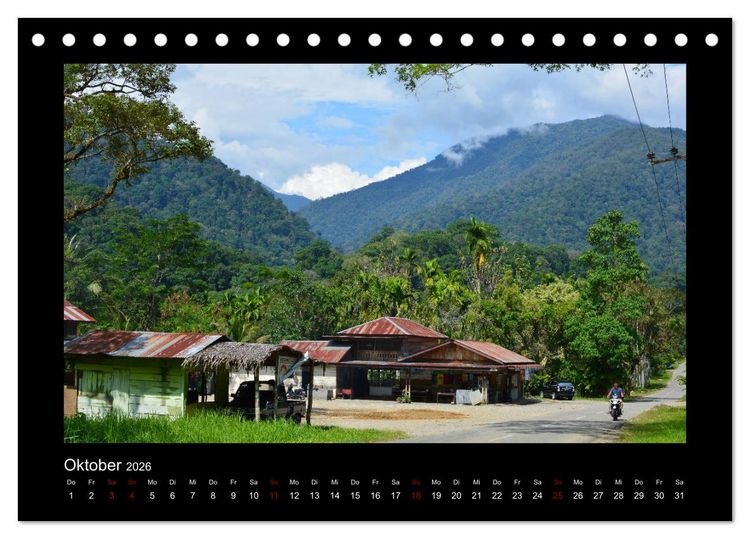 Produktbild: SUMATRA Abenteuer Regenwald (Tischkalender 2026 DIN A5 quer), CALVENDO Monatskalender