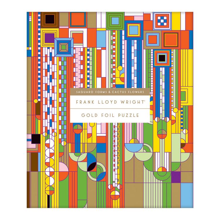 Produktbild: Frank Lloyd Wright Saguaro Cactus And Forms Foil Stamped 1000 Piece Puzzle