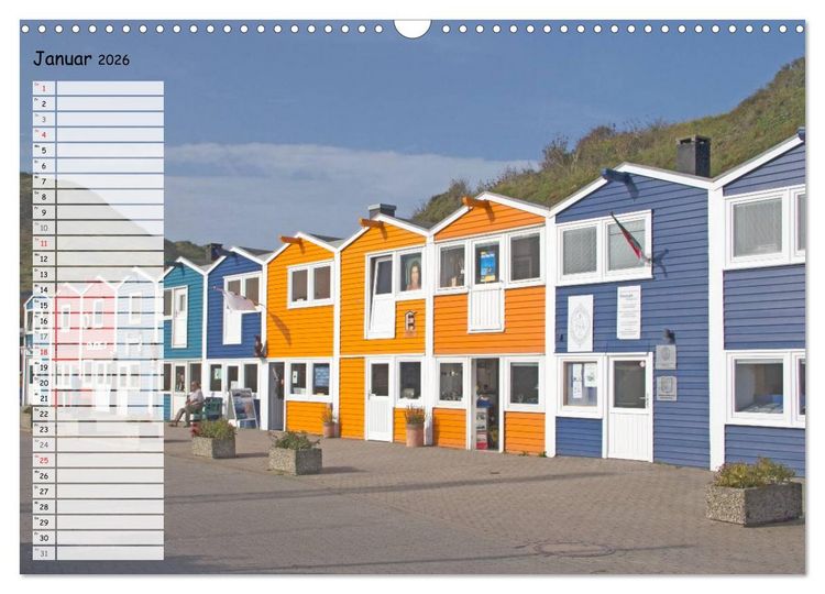 Produktbild: Helgoland - idyllische Nordseeinsel (Wandkalender 2026 DIN A3 quer), CALVENDO Monatskalender