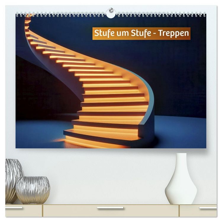 Produktbild: Stufe um Stufe - Treppen (hochwertiger Premium Wandkalender 2027 DIN A2 quer), Kunstdruck in Hochglanz