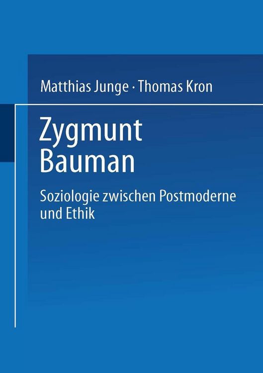 Produktbild: Zygmunt Bauman