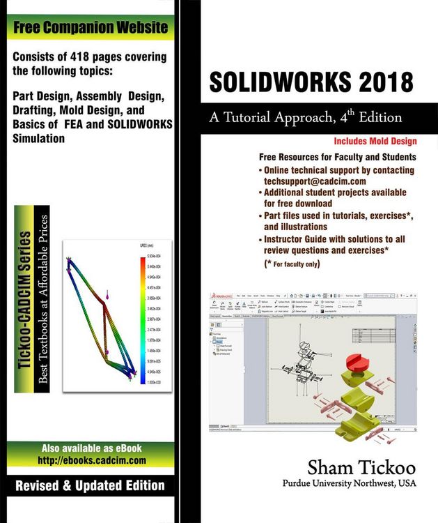 Produktbild: SOLIDWORKS 2018: A Tutorial Approach, 4th Edition