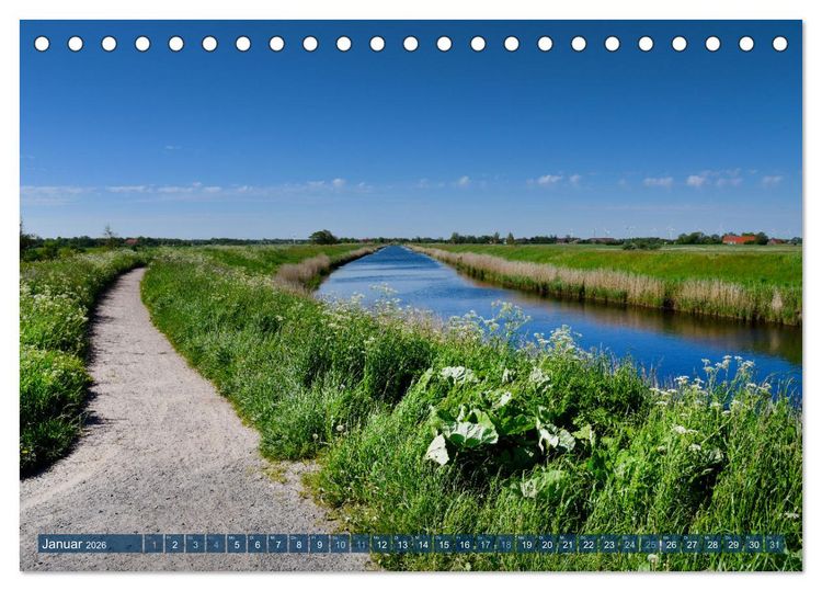 Produktbild: Erlebe mit mir Ostfriesland (Tischkalender 2026 DIN A5 quer), CALVENDO Monatskalender