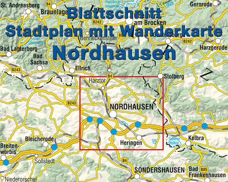 Produktbild: Nordhausen 1:12 500