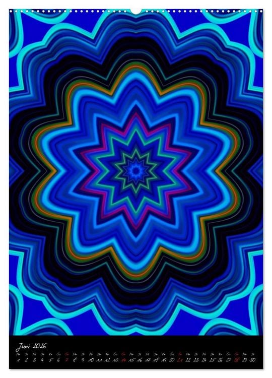 Produktbild: Mandala - Esoterik & Meditation (Wandkalender 2026 DIN A2 hoch), CALVENDO Monatskalender