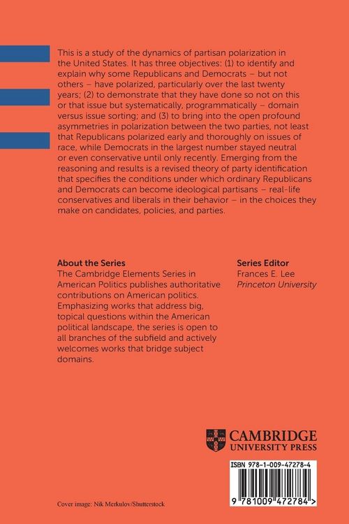 Produktbild: The Political Dynamics of Partisan Polarization