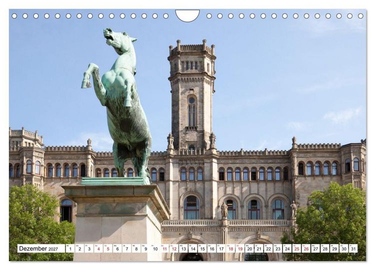Produktbild: Hannover - Momente einer Reise (Wandkalender 2027 DIN A4 quer), CALVENDO Monatskalender