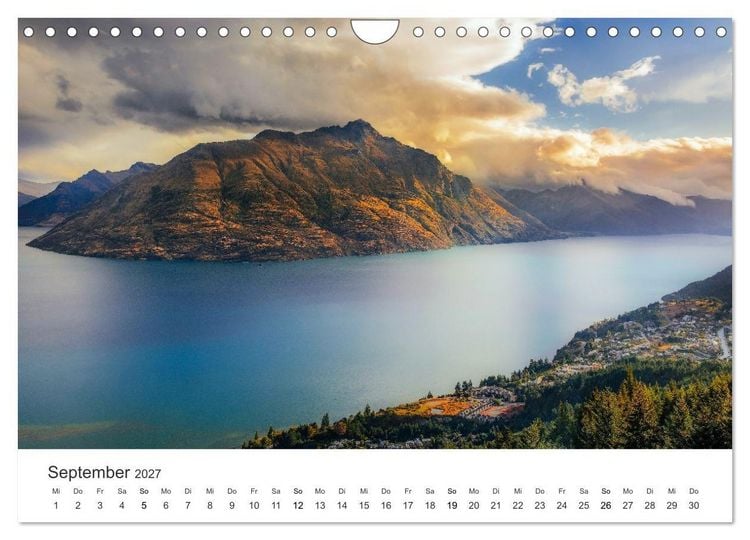 Produktbild: Naturschauspiel Neuseeland (Wandkalender 2027 DIN A4 quer), CALVENDO Monatskalender