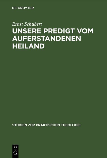 Produktbild: Unsere Predigt vom auferstandenen Heiland