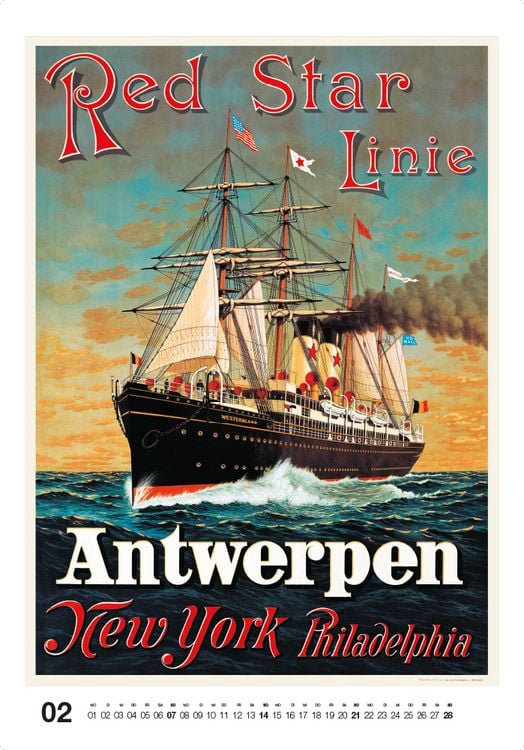 Produktbild: Historische Schiffsplakate 2027