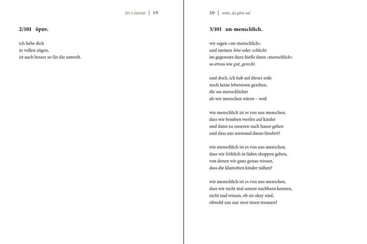 Wehe du gibst auf